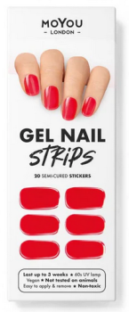 Gel Nail Strips Red Ridding Hood